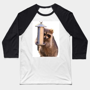 Raccoon Smiling Kawaii Baseball T-Shirt